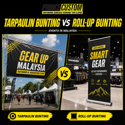 Tarpaulin Bunting vs Roll-Up Bunting: Which Is Better for Your Event?