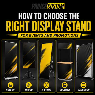 How to Choose the Right Display Stand for Events and Promotions