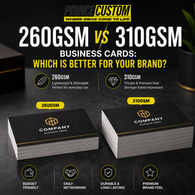 260gsm vs 310gsm Business Cards: Which Is Better for Your Brand?