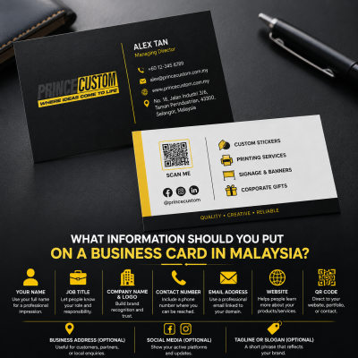 What Information Should You Put on a Business Card in Malaysia?