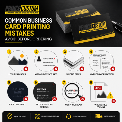 Common Business Card Printing Mistakes to Avoid Before Ordering
