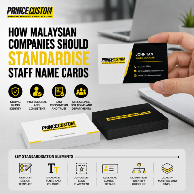 How Malaysian Companies Should Standardize Staff Name Cards Before Printing