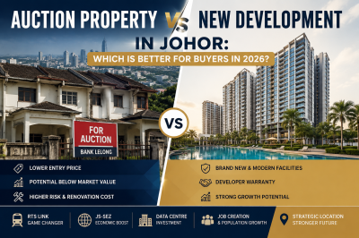 Auction Property vs New Development in Johor: Which Is Better for Buyers in 2026?