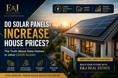 Do Solar Panels Increase House Prices? The Truth About Solar Homes in Johor (2026 Guide)