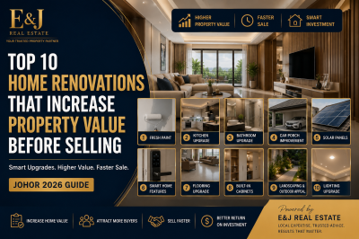 Top 10 Home Renovations That Increase Property Value Before Selling In Johor (2026 Guide)