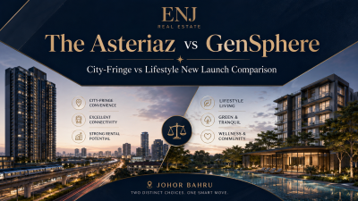 The Asteriaz vs GenSphere Johor Bahru 2026 | City-Fringe vs Lifestyle New Launch Comparison