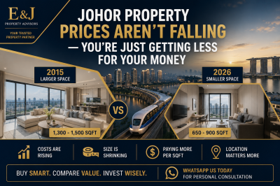 Johor Property Prices Aren't Falling �� You're Just Getting Less For Your Money