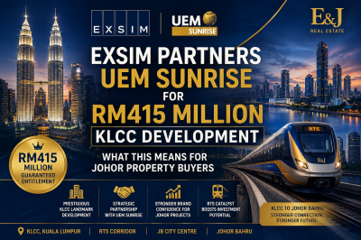 EXSIM Partners UEM Sunrise For RM415 Million KLCC Development �� What This Means For Johor Property Buyers