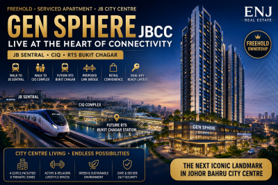 Gen Sphere JBCC Review 2026: Freehold Serviced Apartment Near JB Sentral, CIQ & RTS Bukit Chagar