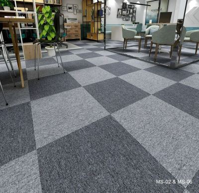 4mm Carpet Tile Sq Plain color (50cm x 50cm) **RM 1.55/sqft 