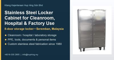 Stainless Steel Locker Cabinet Malaysia: How to Choose the Right Locker for Cleanroom, Hospital and Factory Use