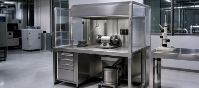 Malaysia-Wide Stainless Steel Grinding Workstation with Partition for Industrial & Semiconductor Teams
