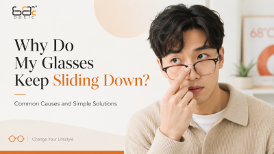 Why Do My Glasses Keep Sliding Down? Common Causes and Simple Solutions