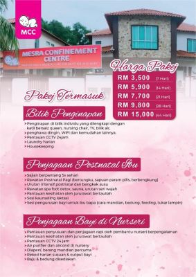 Melaka Confinement Centre for Malay Mothers | Mesra Confinement Centre MCC