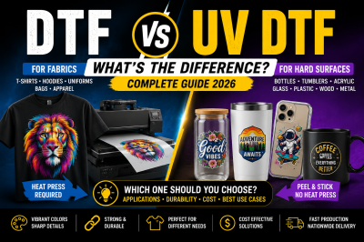 DTF vs UV DTF: What's the Difference? Complete Guide (2026)