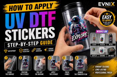 How to Apply UV DTF Stickers: Complete Step-by-Step Guide (2026)