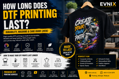 How Long Does DTF Printing Last? Durability, Washing & Care Guide (2026)