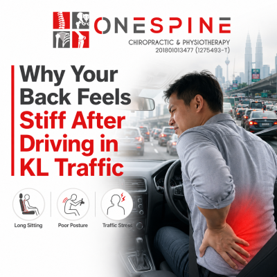 Why Your Back Feels Stiff After Driving in KL Traffic