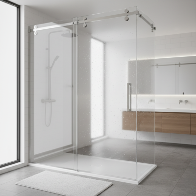 Shower Screen Sliding Door in Selangor for Bathroom Renovation