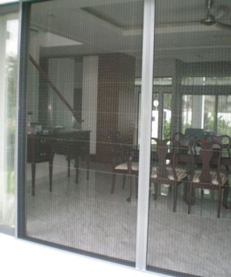 Retractable Folding Insect Screen in Puchong for Balcony Doors and Large Openings