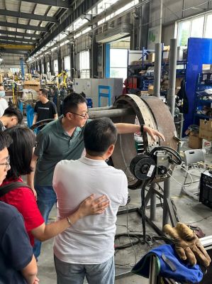 Customer Visit AOTAI Manufacturing In China! AMIG350 PIPELINE WELDING PROJECT!