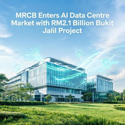 ���� MRCB enters AI digital infrastructure with RM2.1bn data centre venture in Bukit Jalil 