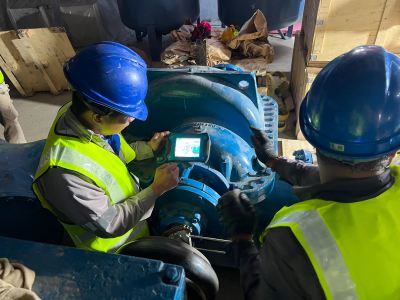 Precision Alignment Service for Motor Pump System at Data Center Facility