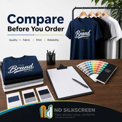 How Businesses Compare Custom T-Shirt Suppliers Before Making a Decision