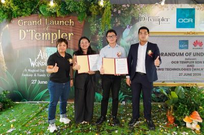 OCR Launches RM344 Million D��Templer Hilltop Residences and Partners with Huawei on Smart Sustainable Living