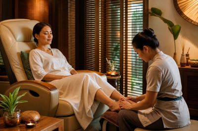 Foot Reflexology in Kota Kinabalu for Tourists After Island Hopping and City Walks