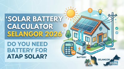 Solar Battery Selangor 2026 | Perlu Bateri untuk ATAP Solar?