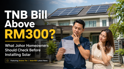 Bil TNB Melebihi RM300? Solana Tec Kongsi Apa Yang Pemilik Rumah Johor Perlu Semak Sebelum Pasang Solar