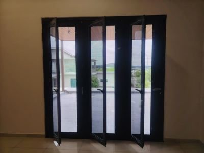 Why Should You Choose a 2-in-1 Security Mesh Folding Door?