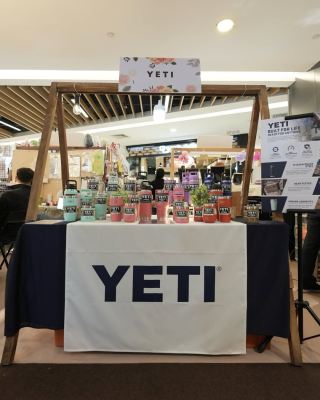 Custom Fabric Table Cloth for YETI Roadshow