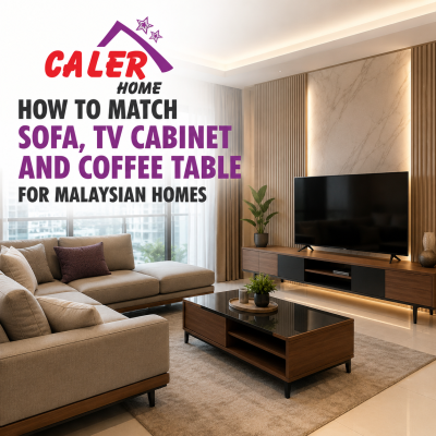 How to Match Sofa, TV Cabinet and Coffee Table for Malaysian Homes