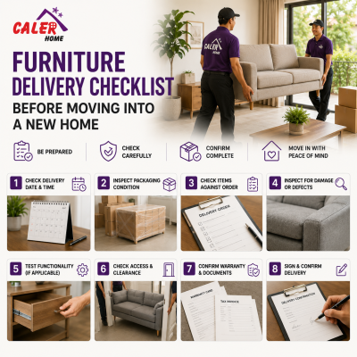 Furniture Delivery Checklist Before Moving Into a New Home