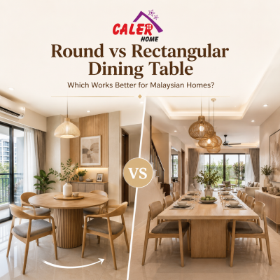 Round vs Rectangular Dining Table: Which Works Better for Malaysian Homes?