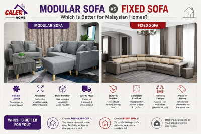 Modular Sofa vs Fixed Sofa: Which Is Better for Malaysian Homes?