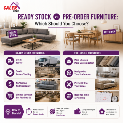 Ready Stock vs Pre-Order Furniture: Which Should You Choose?