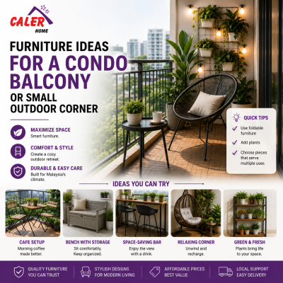 Furniture Ideas for a Condo Balcony or Small Outdoor Corner