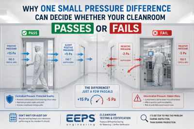 Why One Small Pressure Difference Can Decide Whether Your Cleanroom Passes or Fails