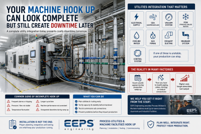 Your Machine Hook Up Can Look Complete but Still Create Downtime Later