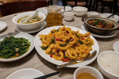 Salted Egg Squid in SS2 Petaling Jaya for Family Seafood Meals