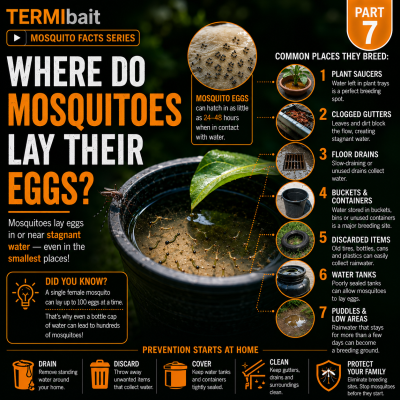 Part 7: Where Do Mosquitoes Lay Their Eggs? The Hidden Places Mosquitoes Breed