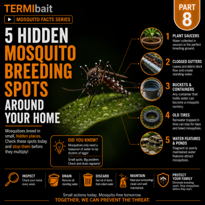 Part 8: 5 Hidden Mosquito Breeding Spots Around Your Home