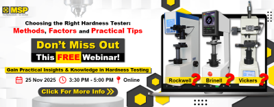 [Webinar] Choosing the Right Hardness Tester Methods, Factors, and Practical Tips