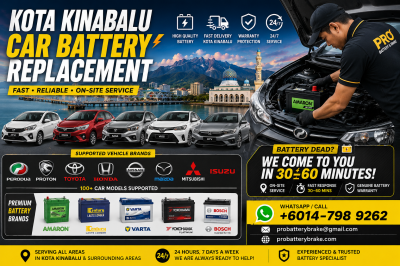 Car Battery Replacement Kota Kinabalu   Fast On-Site Service for All Car Brands