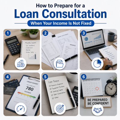 How to Prepare for a Loan Consultation When Your Income Is Not Fixed
