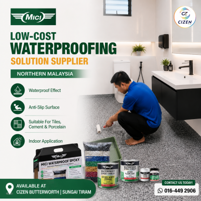 How to Choose a Low-Cost Waterproofing Solution Supplier in Northern Malaysia
