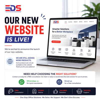  Our New Website is Live!